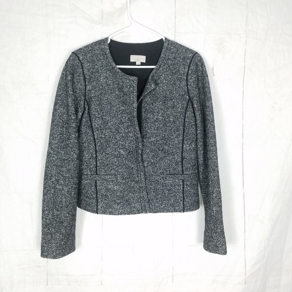 Ann Taylor Loft wool blend short Blazer - Picture 1 of 10